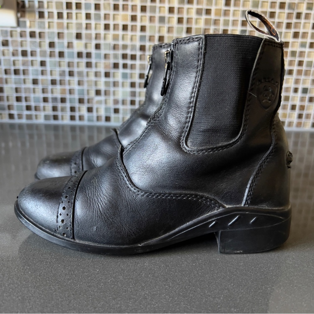 Ariat Heritage Zip Paddock Boots 50505 Kids 11 Cowgirl Work Horse Equestrian
